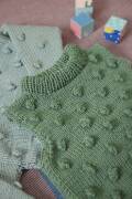 Strickset Pullunder Lang Yarns Merino  Bébé SILLIA mit Anleitung in garnwelt-Box