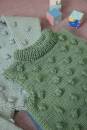 Strickset Pullunder Lang Yarns Merino  Bébé SILLIA mit Anleitung in garnwelt-Box 56-62