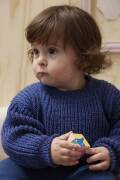 Strickset Pullover oversized Lang Yarns Merino  Bébé TILL mit Anleitung in garnwelt-Box