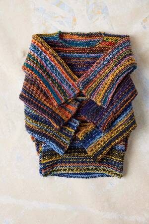 Strickset Pullover Lang Yarns Merino  Color ALIX mit Anleitung in garnwelt-Box 62