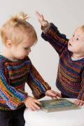 Strickset Pullover Lang Yarns Merino  Color ALIX mit Anleitung in garnwelt-Box 62