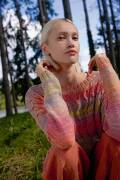 Knitting set Sweater ILLUSION with knitting instructions...