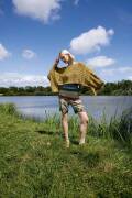 Strickset Poncho Lang Yarns Illusion GOLDA mit Anleitung...