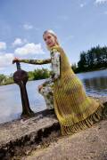 Strickset Weste Lang Yarns Illusion QUIRINA mit Anleitung...