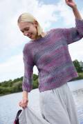 Strickset Pullover Lang Yarns Illusion YANNIE mit Anleitung in garnwelt-Box S-M