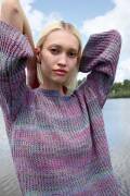 Strickset Pullover Lang Yarns Illusion YANNIE mit Anleitung in garnwelt-Box S-M