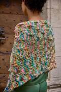 Strickset Schultertuch Lang Yarns Lisboa BERTINE mit Anleitung in garnwelt-Box ca 62 x 160 cm
