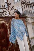 Strickset Poncho Lang Yarns Lisboa SANDRINE mit Anleitung in garnwelt-Box one size