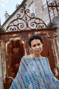 Strickset Poncho Lang Yarns Lisboa SANDRINE mit Anleitung in garnwelt-Box one size