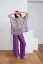 Knitting instructions Poncho with tie 284_33 LANGYARNS Fiesta - Paillettes as download
