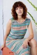 Strickset Kleid Lang Yarns Fiesta ANISSA mit Anleitung in garnwelt-Box S-M