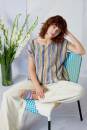 Strickset Shirt Lang Yarns Fiesta WANJA mit Anleitung in garnwelt-Box