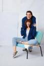 Strickset Jacke Lang Yarns Oceania FRAUKE mit Anleitung in garnwelt-Box