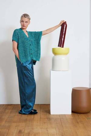 Strickset Jacke Lang Yarns Siempre ORLY mit Anleitung in garnwelt-Box