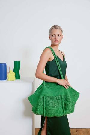Knitting set Bag CREALINO with knitting instructions in garnwelt box