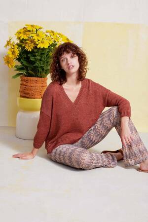Strickset Pullover Lang Yarns Vaya LEXI mit Anleitung in garnwelt-Box S-M
