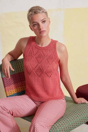 Strickset Top Lang Yarns Oceania NANE mit Anleitung in garnwelt-Box S-M