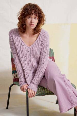Strickset Pullover Lang Yarns Regina TRIXIE mit Anleitung in garnwelt-Box