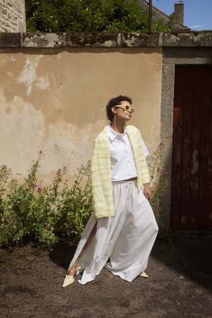 Strickset Schal WAD WOOLADDICTS Glow SUNNY DAY mit Anleitung in garnwelt-Box