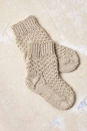 Knitting instructions Socks PTO-083_14 LANGYARNS Baby Cotton Naturally Colored as download