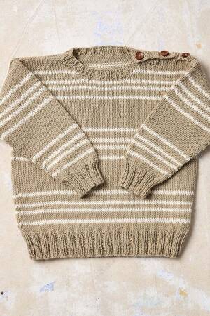 Knitting instructions Sweater PTO-083_15 LANGYARNS Baby Cotton Naturally Colored as download