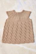 Strickset Tunika Lang Yarns Baby Cotton Naturally Colored FREJA mit Anleitung in garnwelt-Box 56-62