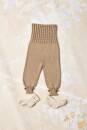 Strickset Hose Lang Yarns Baby Cotton Naturally Colored SAMI mit Anleitung in garnwelt-Box