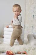 Strickset Hose Lang Yarns Baby Cotton Naturally Colored SAMI mit Anleitung in garnwelt-Box 62