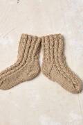 Strickset Socken Lang Yarns Baby Cotton Naturally Colored ALDIS mit Anleitung in garnwelt-Box 62