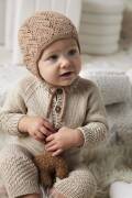 Strickset Mütze Lang Yarns Baby Cotton Naturally Colored JUTTA mit Anleitung in garnwelt-Box 56