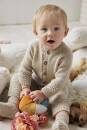 Strickset Strampelhose Lang Yarns Baby Cotton Naturally Colored SOREN mit Anleitung in garnwelt-Box 56-62