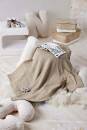 Knitting set Baby blanket BABY COTTON NATURALLY COLORED with knitting instructions in garnwelt box