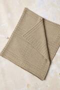 Strickset Babydecke Lang Yarns Baby Cotton Naturally Colored MAGNUS mit Anleitung in garnwelt-Box ca 86 x 88 cm