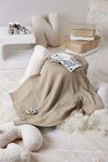 Strickset Babydecke Lang Yarns Baby Cotton Naturally Colored MAGNUS mit Anleitung in garnwelt-Box ca 86 x 88 cm