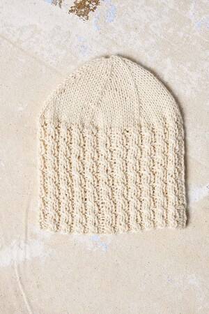 Strickset Mütze Lang Yarns Baby Cotton Naturally Colored SKYE mit Anleitung in garnwelt-Box 56