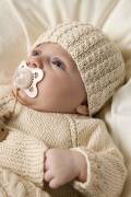 Strickset Mütze Lang Yarns Baby Cotton Naturally Colored SKYE mit Anleitung in garnwelt-Box 56