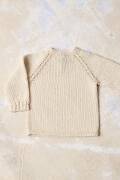 Strickset Pullover Top Down Lang Yarns Baby Cotton Naturally Colored RUNE mit Anleitung in garnwelt-Box