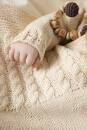 Strickset Pullover Top Down Lang Yarns Baby Cotton Naturally Colored RUNE mit Anleitung in garnwelt-Box