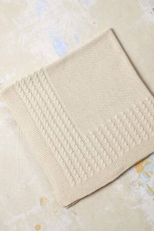 Strickset Babydecke Lang Yarns Baby Cotton Naturally Colored LOKI mit Anleitung in garnwelt-Box