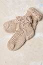 Strickset Socken Lang Yarns Baby Cotton Naturally Colored FJELLA mit Anleitung in garnwelt-Box