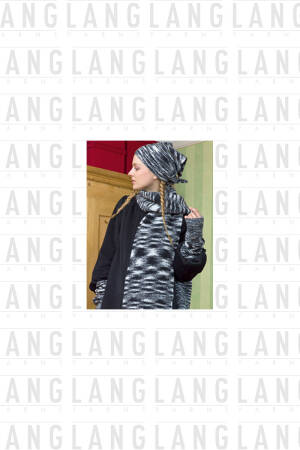 Knitting instructions Head scarf, Shawl and long wrist warmers as download