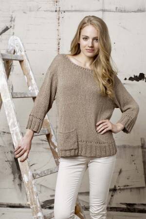 Knitting instructions Pullover 197-03 LANGYARNS LINO as download