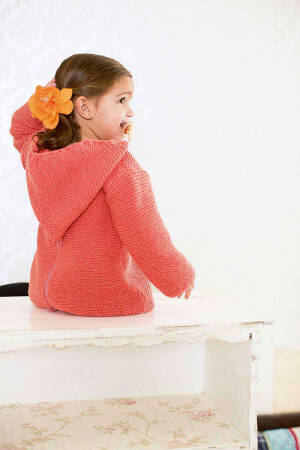 Knitting instructions Dress with hood 206-07 LANGYARNS MERINO+ as download