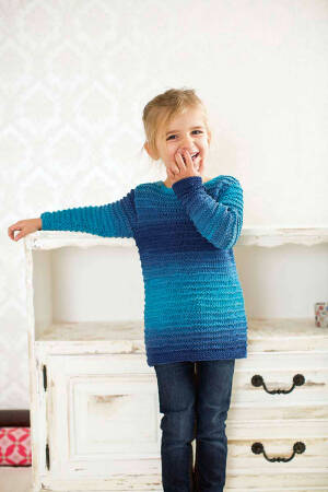 Strickanleitung Pullover 206-08 LANGYARNS SOL DEGRADE als download