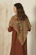 Strickanleitung Dreiecktuch 990-290 LANGYARNS KID COLOR...