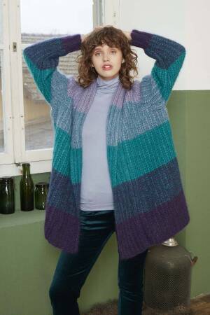 Knitting instructions Jacket 990-302 LANYAGRNS MOHAIR LUXE as download