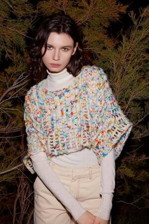 Knitting instructions Sweater PTO-084-043 LANGYARNS Mosaic LIA as download