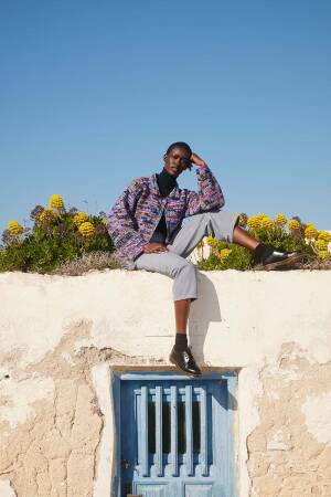 Strickset Jacke Lang Yarns Move ply GOOD TIMES mit Anleitung in garnwelt-Box