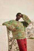 Strickset Pullover Lang Yarns Move ply SUNNY SPIRIT mit Anleitung in garnwelt-Box