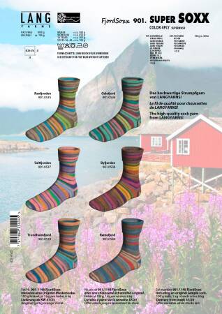 Lang Yarns SET SUPER SOXX COLOR 4-FACH/4-PLY 1148 1148
